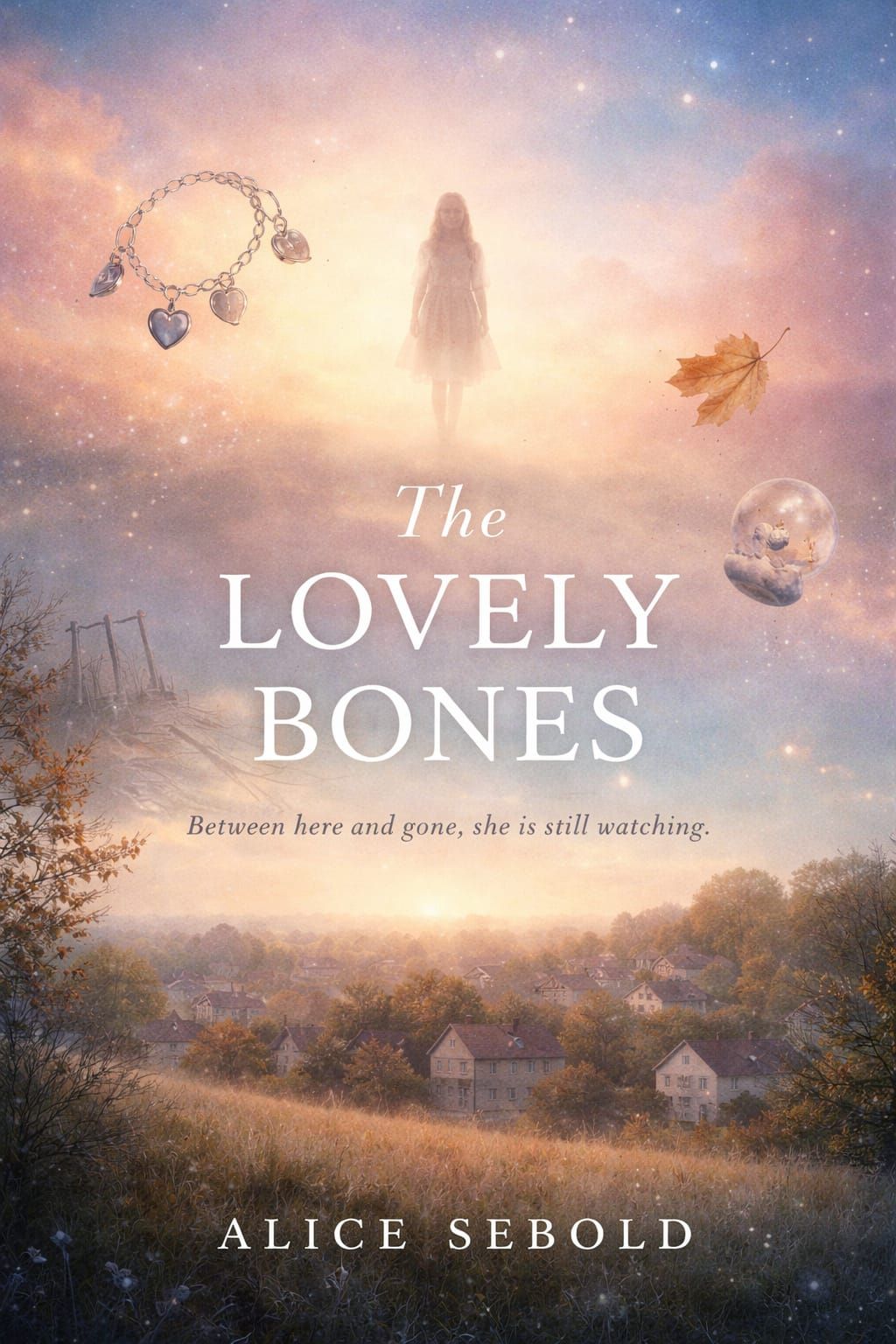 Haunting Sci-Fi Book Cover Art for The Lovely Bones