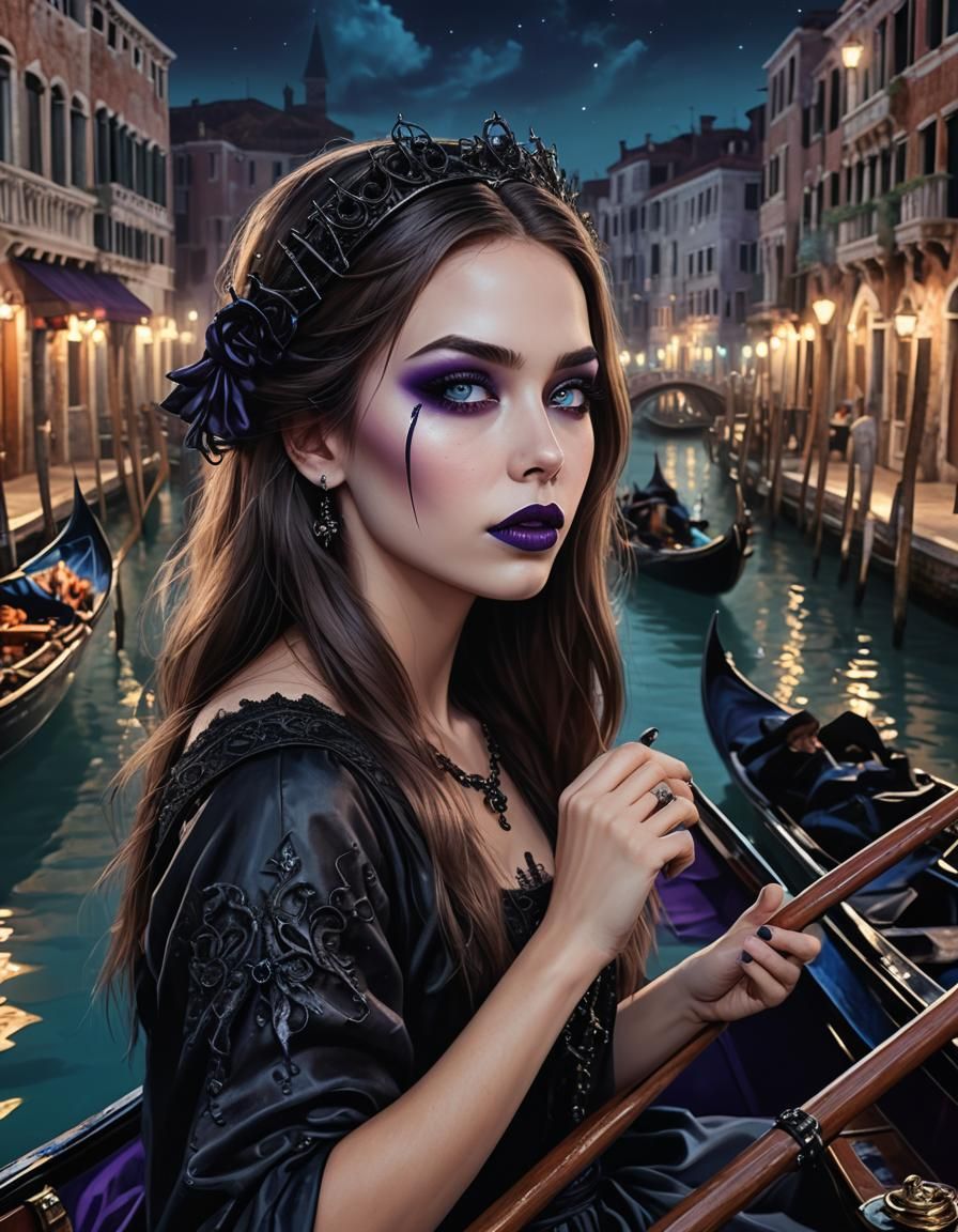 At night in Venice ... | Witch V - Fantasy, Dark, Gothic, Ma...