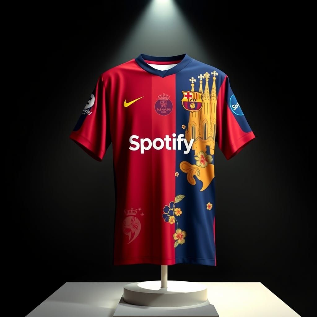 Barcelona Jersey Design Inspired by Takashi Murakami