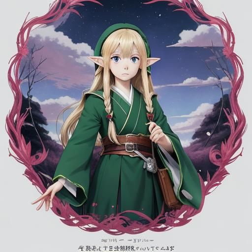 Anime Style Elf Key Visual