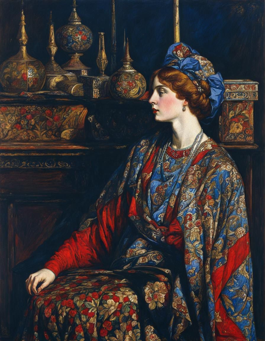 AI Image Inspired by Byam Shaw