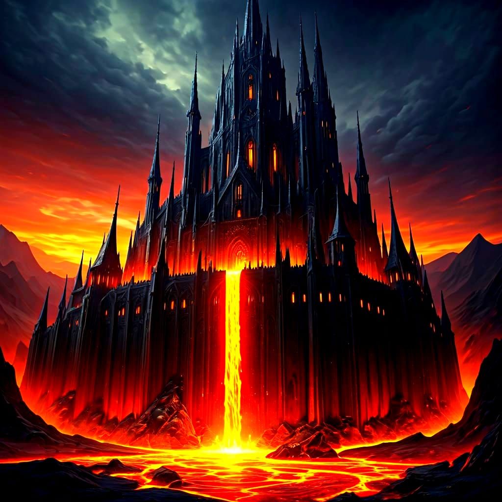 Volcanic Palace, Molten Cascade