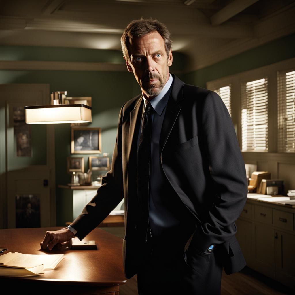 Doctor Solving Medical Case in Photorealistic Style