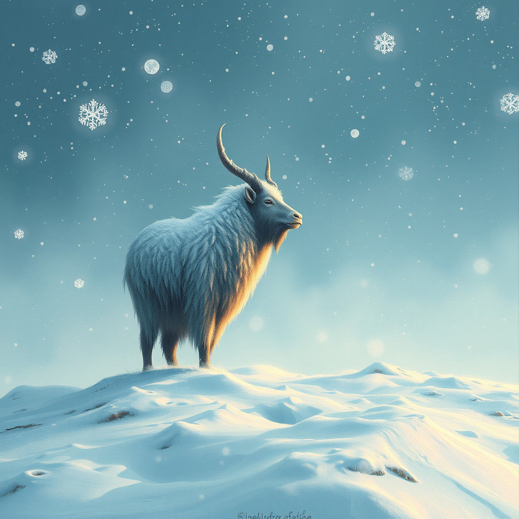 Snow Globe Snowman in Detailed High-Contrast Style