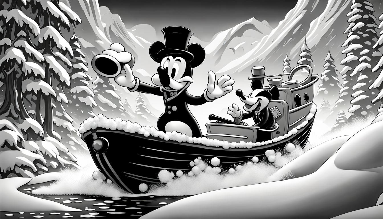 Steamboat Willie Sails a Gravy Boat