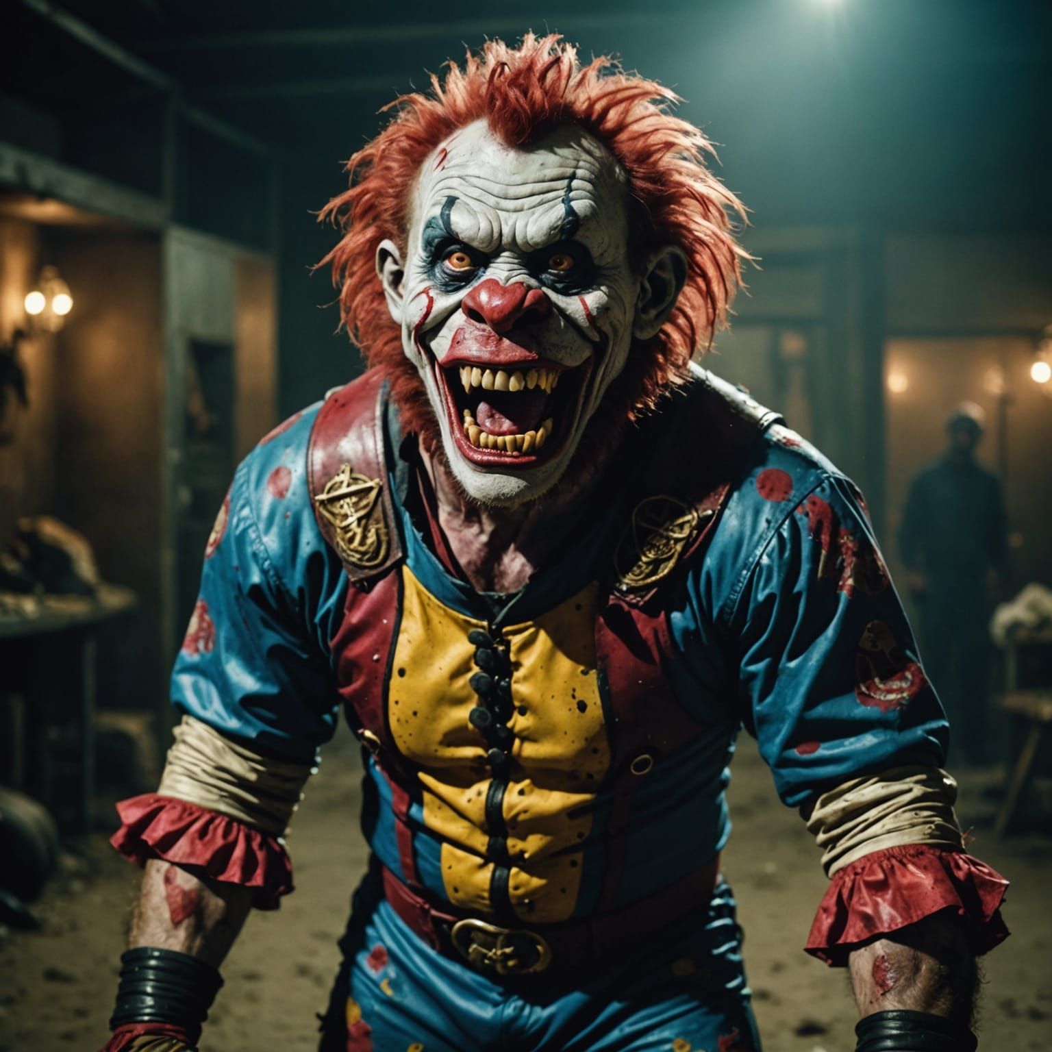 Zombie Monkey Clown Wrestler: Maniacal Grin