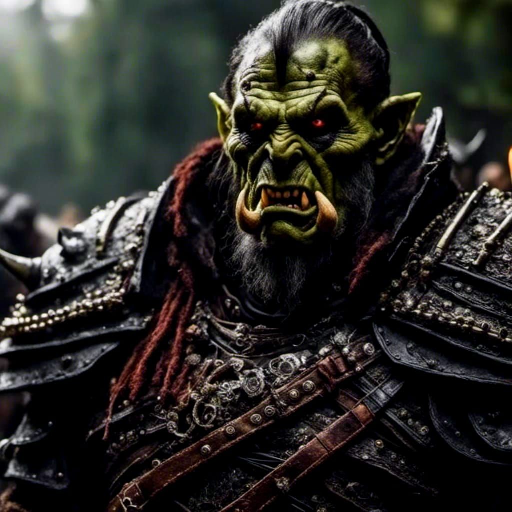 Orc Assassin in Dark Fantasy Realism