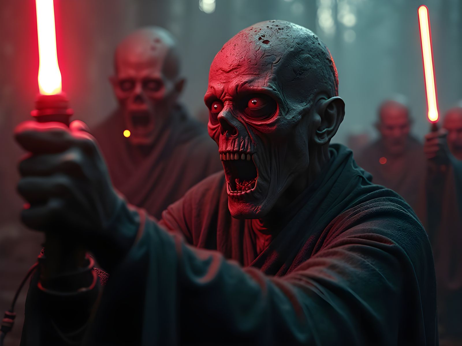Star Wars Zombies in Dark Fantasy Art