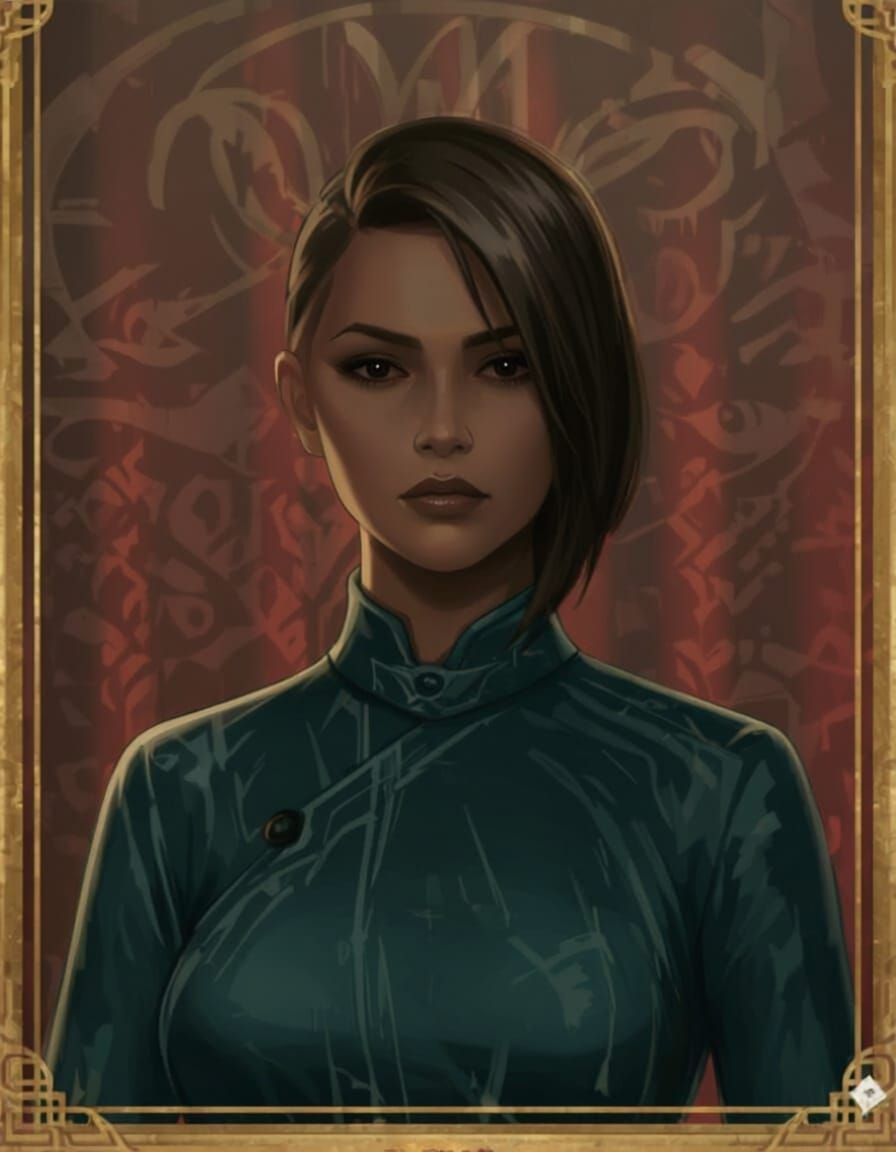 Dynamic Lighting Concept Art with Triadic Colors