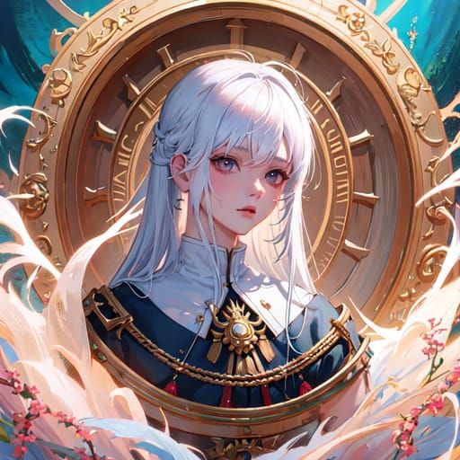 Conceptual Time Keeper Visualized by AI