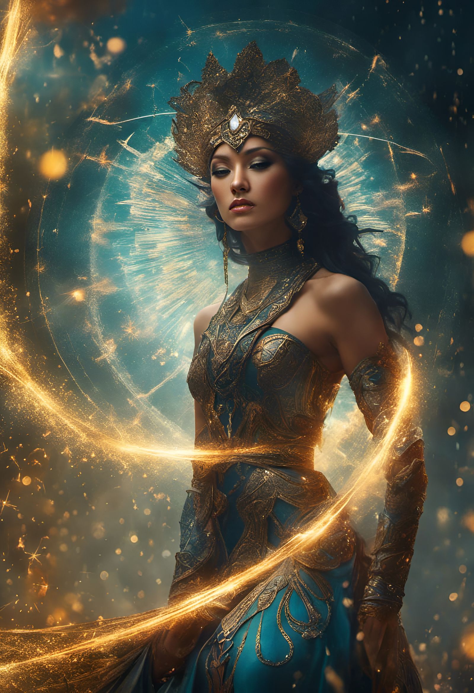 Glitter Storm Goddess of Beauty and Rain