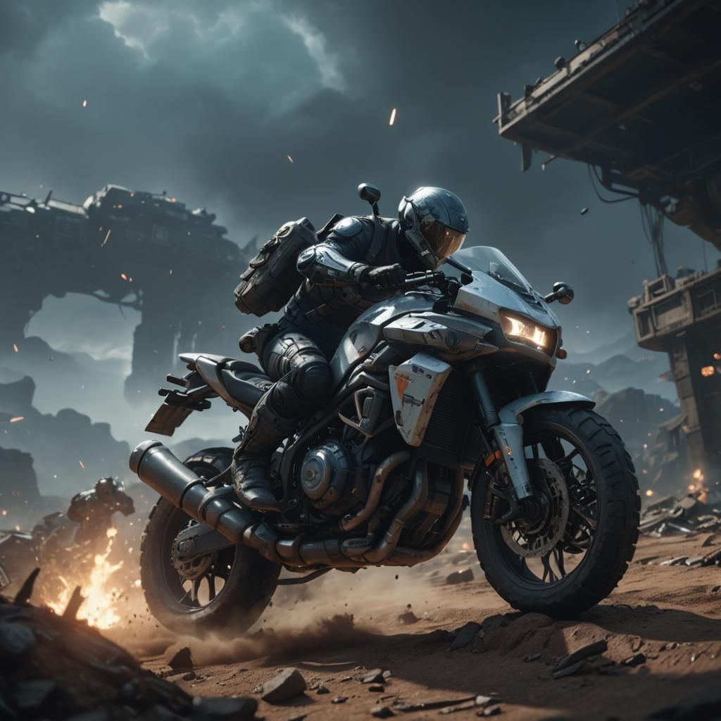 Epic 3D Game Cinematic Scene in 8K