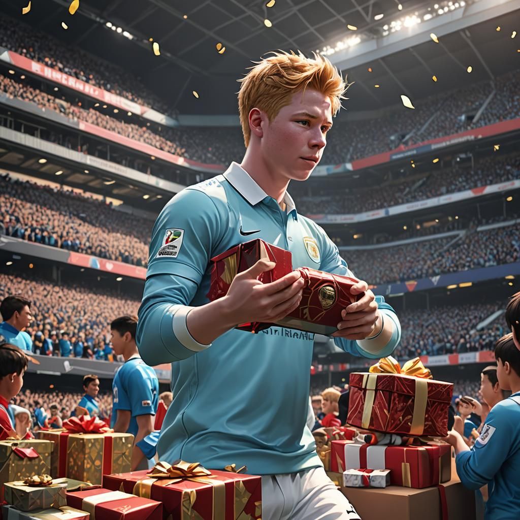 Kevin De Bruyne in Anime Football Palace