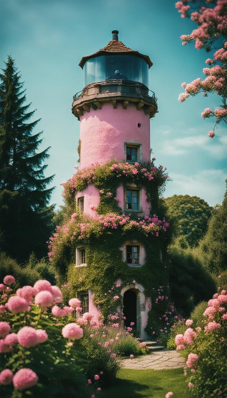 Cinematic Cob House Mansion with Observatory