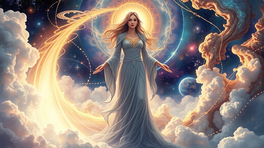 Ethereal Goddess Embodies Infinite Wholeness