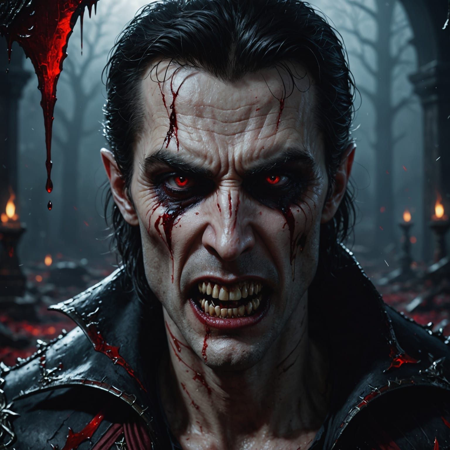 Vampire Rapunzel Weeping Tears of Blood