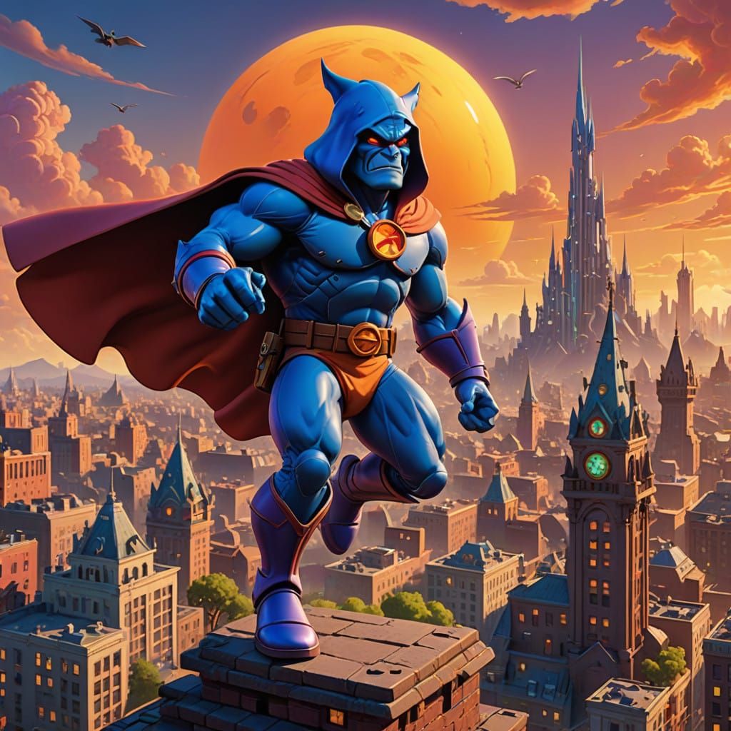 He-Man in a Modern Metropolis