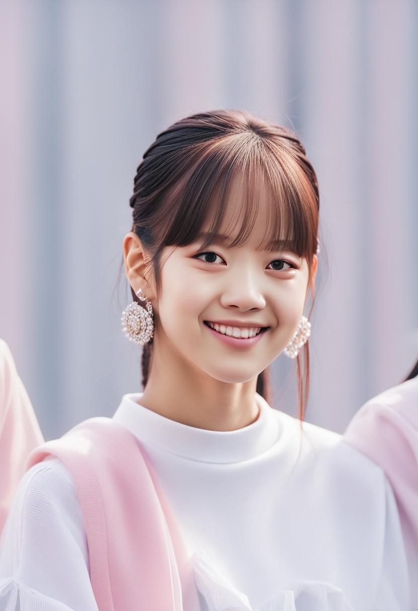 Blackpink Members Portrait in Romantic Street Style