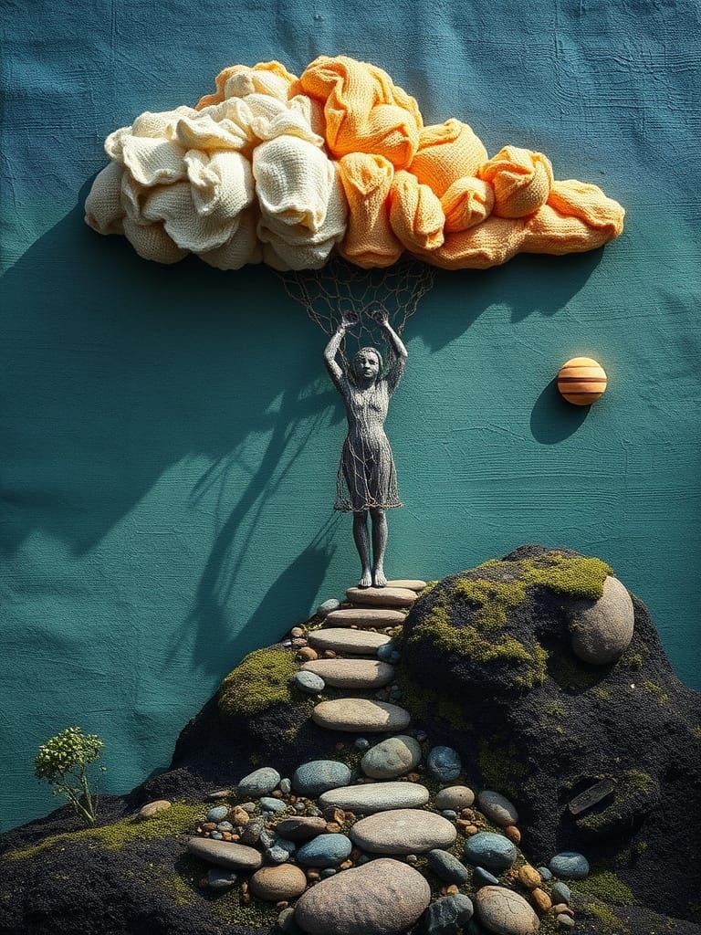 Mirroring Lost Dreams Hiding Found Objects Stretching From H...