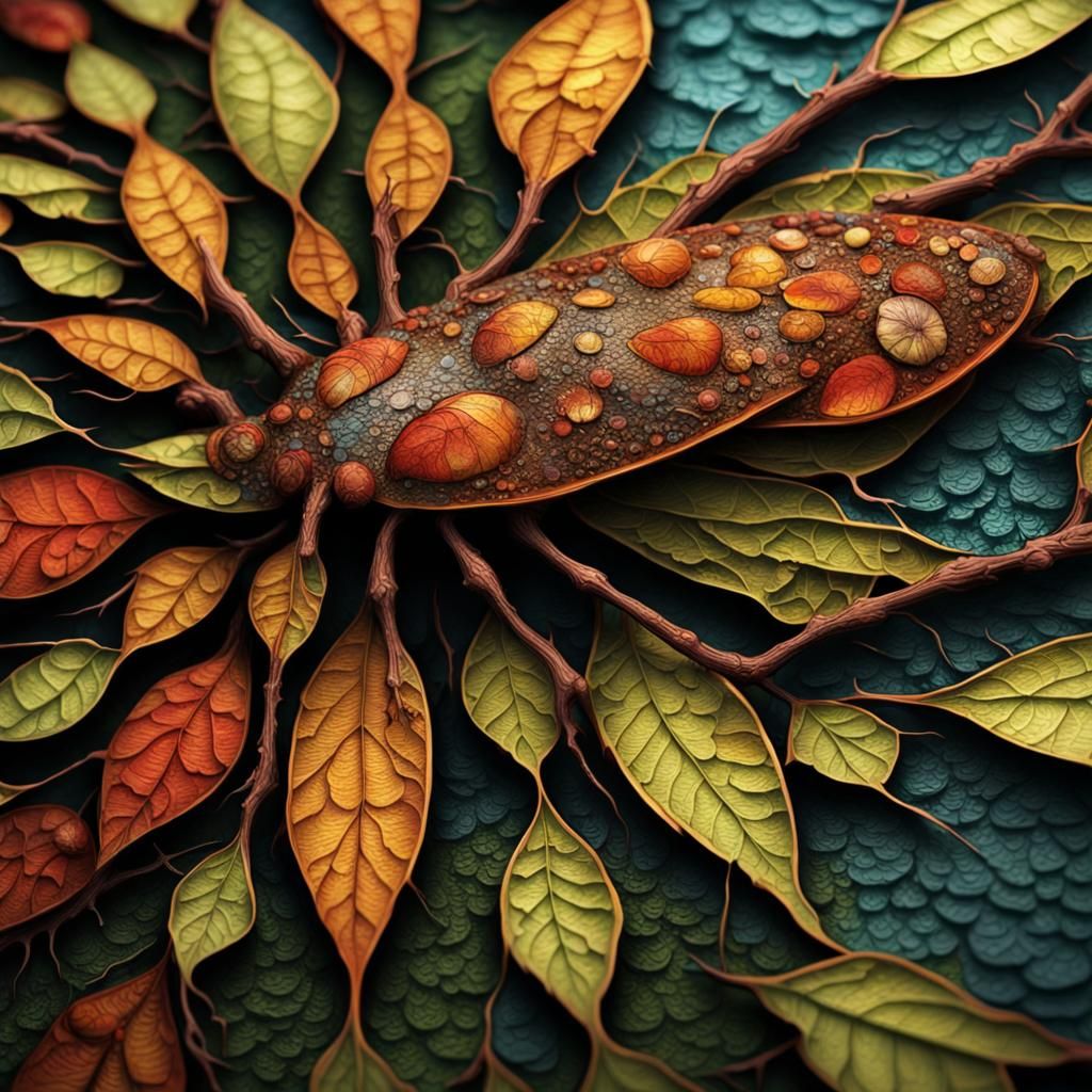 Bug's-Eye View: Macroscopic Marvels in Detailed Matte Painti...