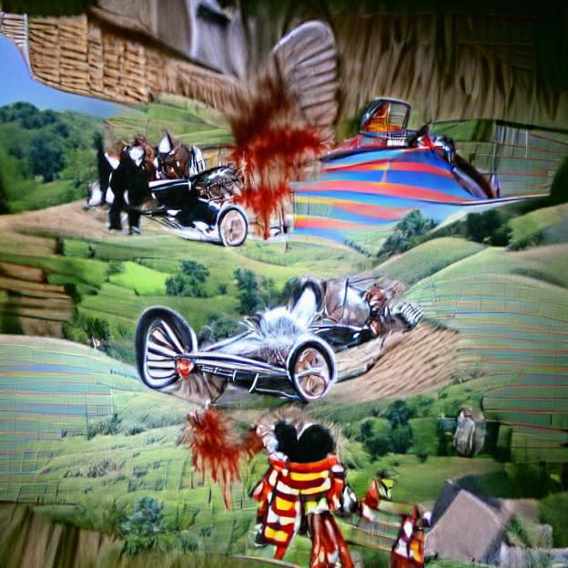 Abstract Concept Realized by AI