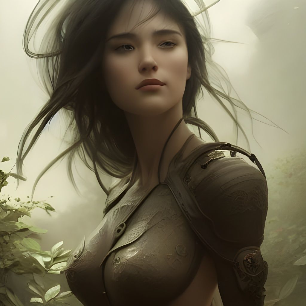 Sinister Meditation in Hyperdetailed Digital Art