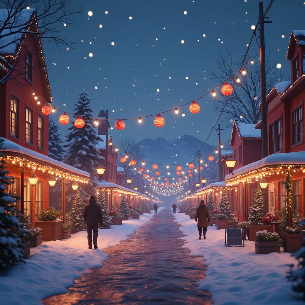 Timeless Holiday Magic in Futuristic Hill Valley