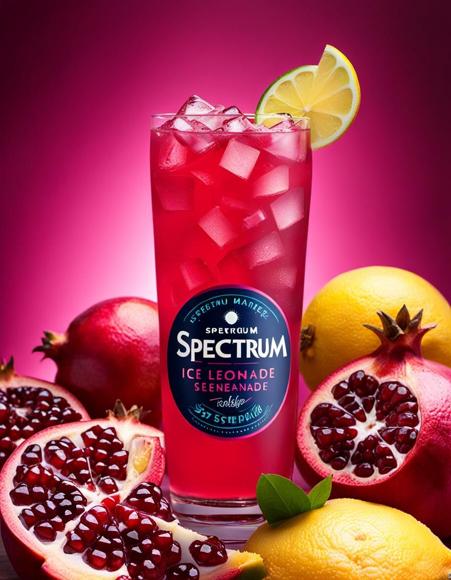 Cosmic Lemonade with Pomegranate: A Refreshing Spectrum