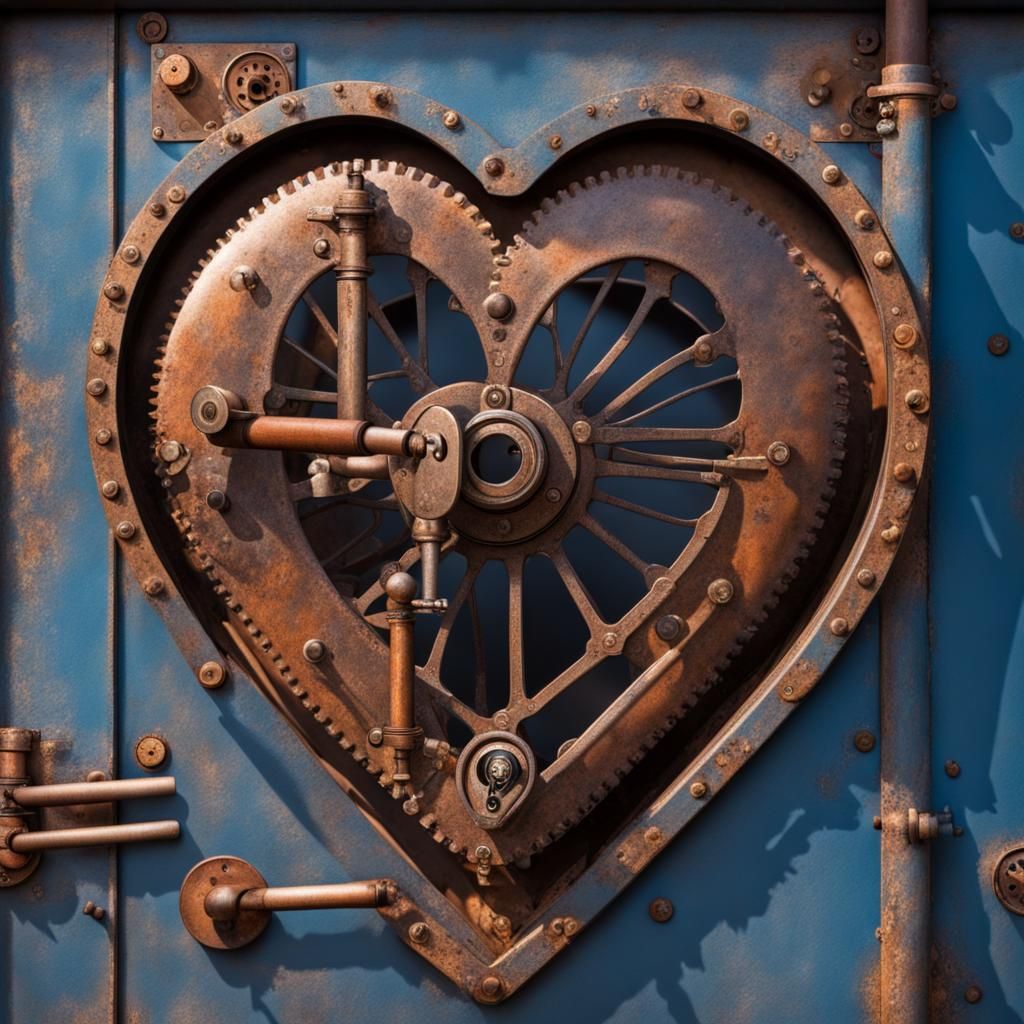 Steampunk Heart Door in Vault