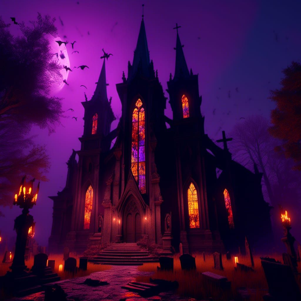 Apocalyptic Church: Dark Fantasy Concept Art