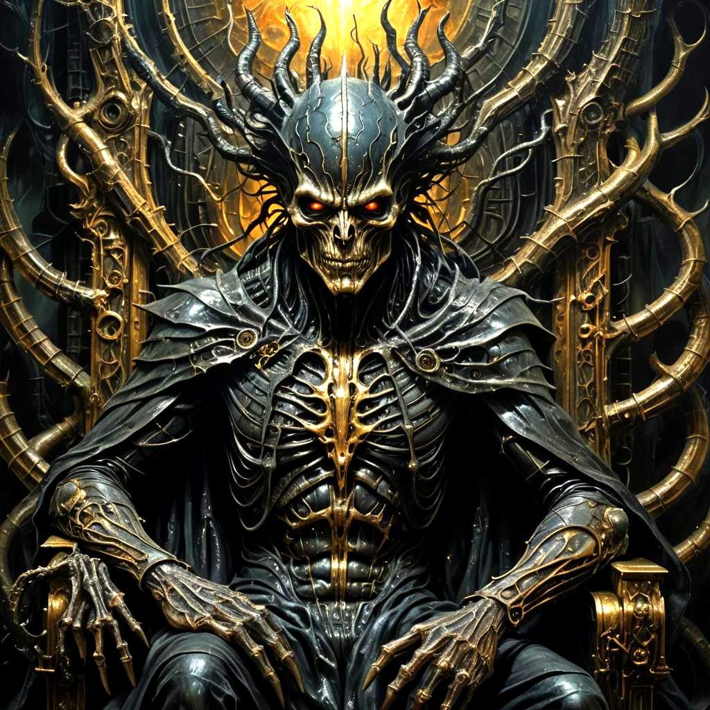 Sinister Half-Dead Man with an Evil Gaze