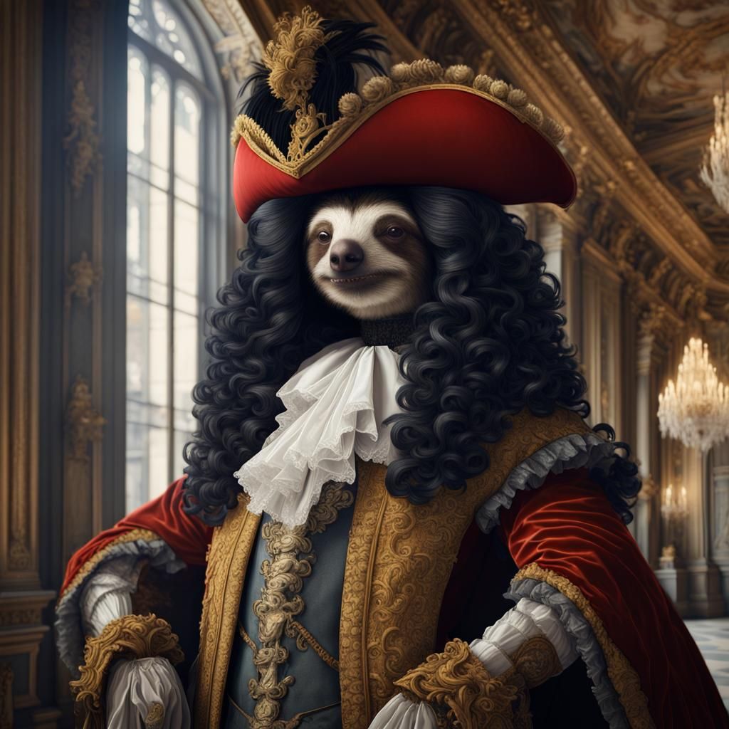 Slothie XIV of France, the Sun King