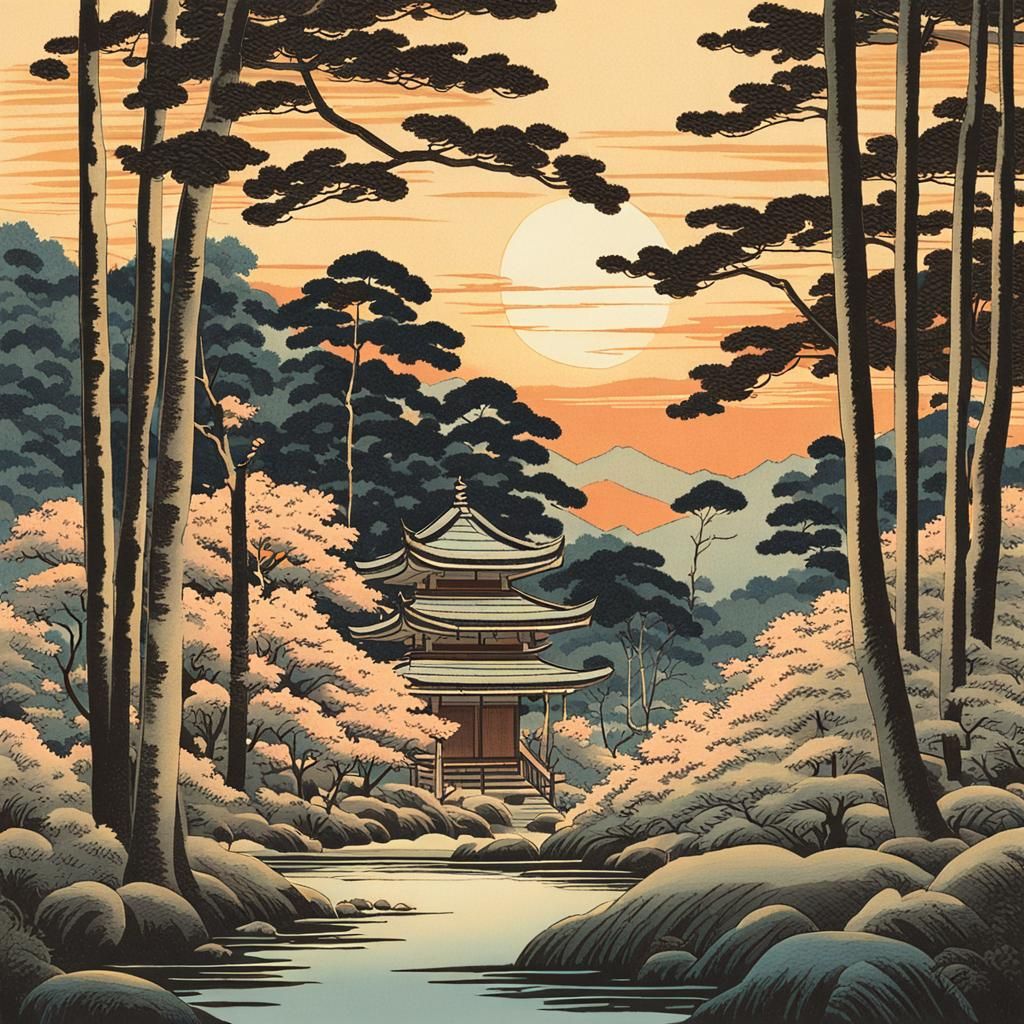 Ukiyo-e traditional Japanese art