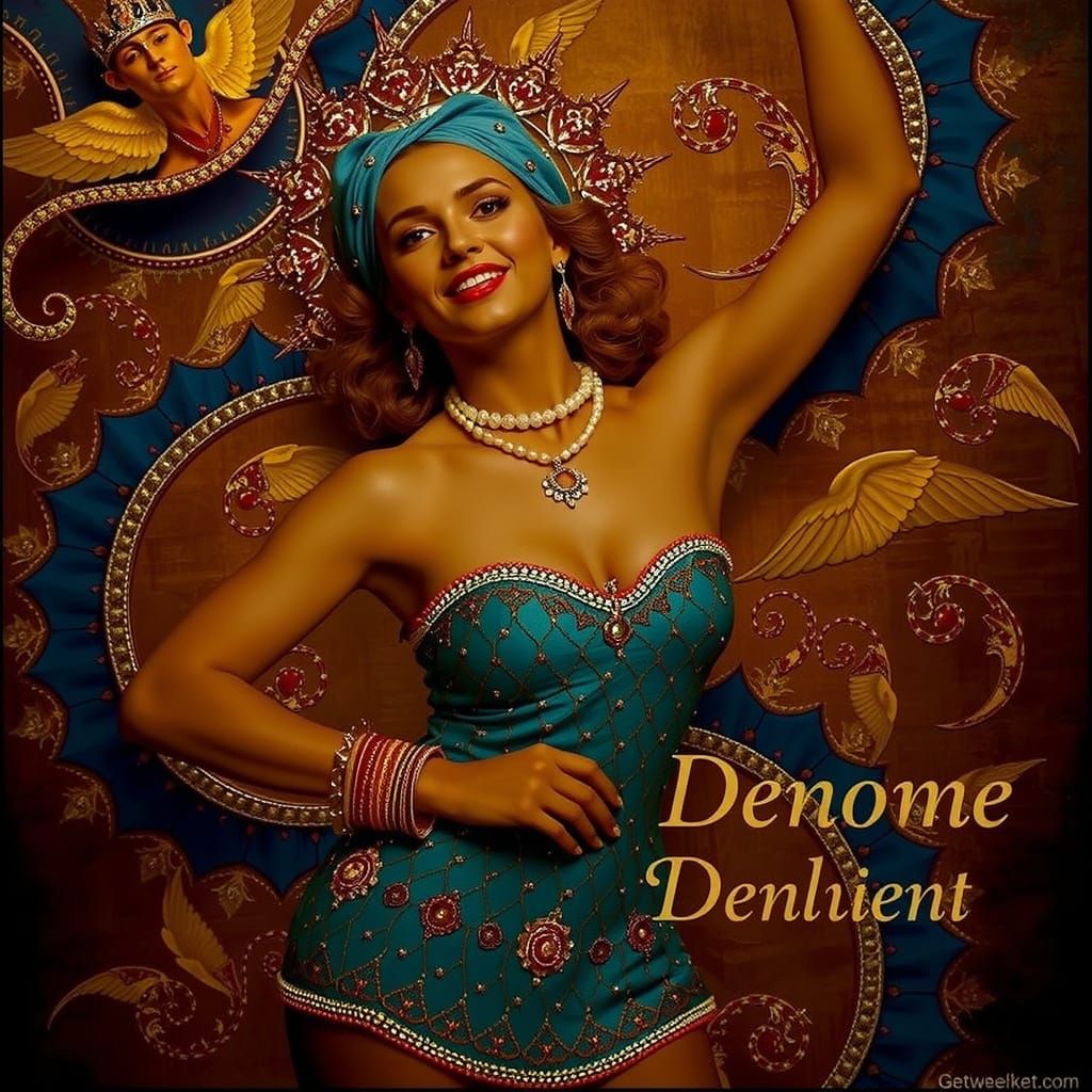 AI Generated Lady Madonna Portrait