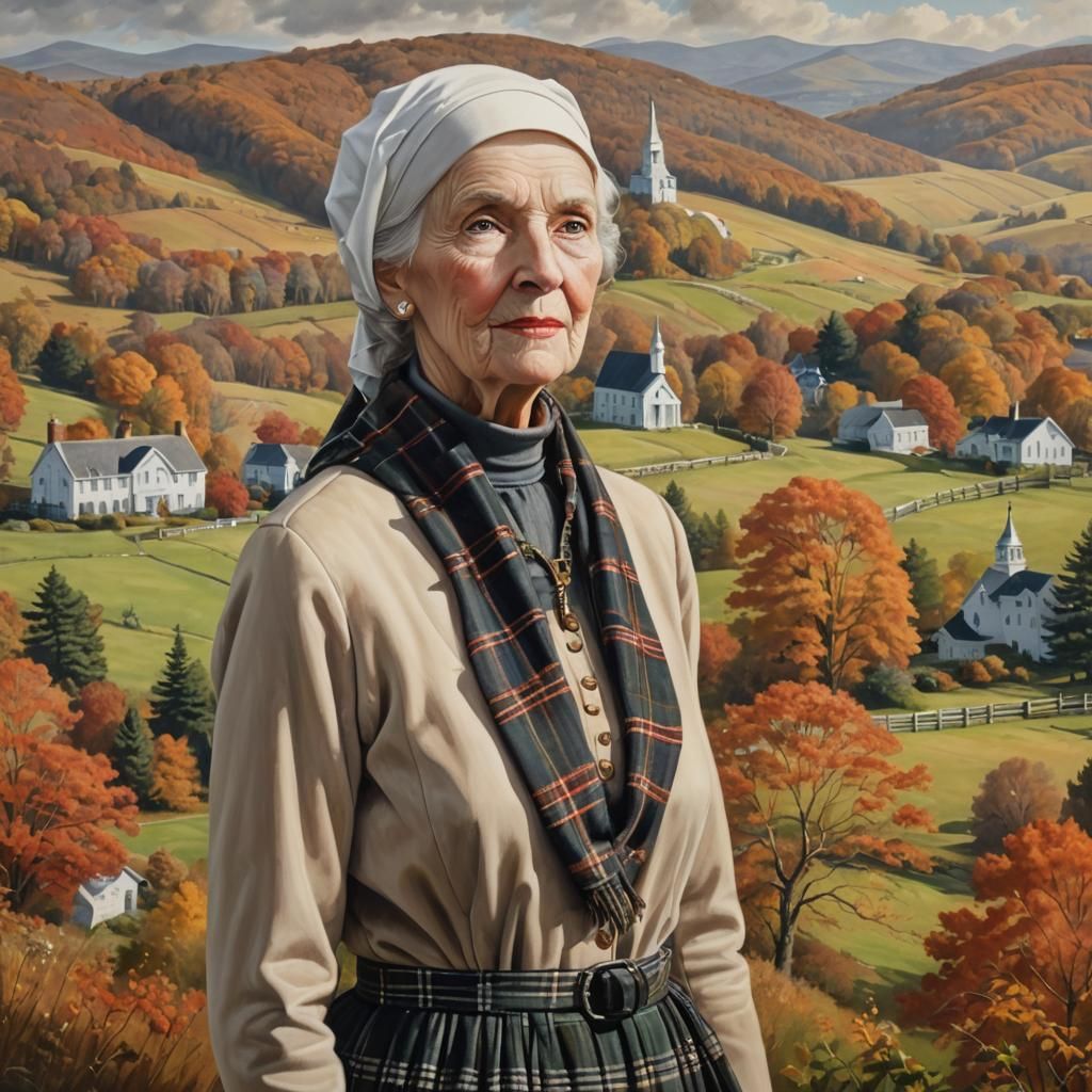 Neoclassical Portrait of Scottish American Woman