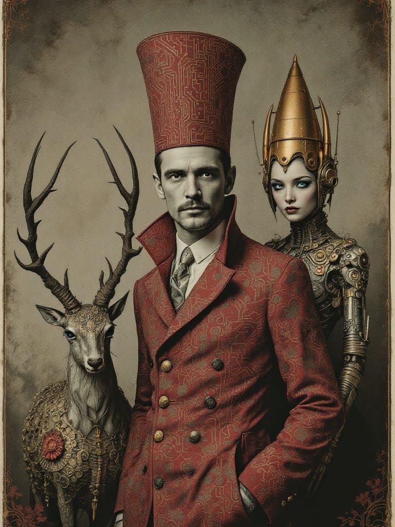 Cyberbotanical Royalty in Autumn Splendor