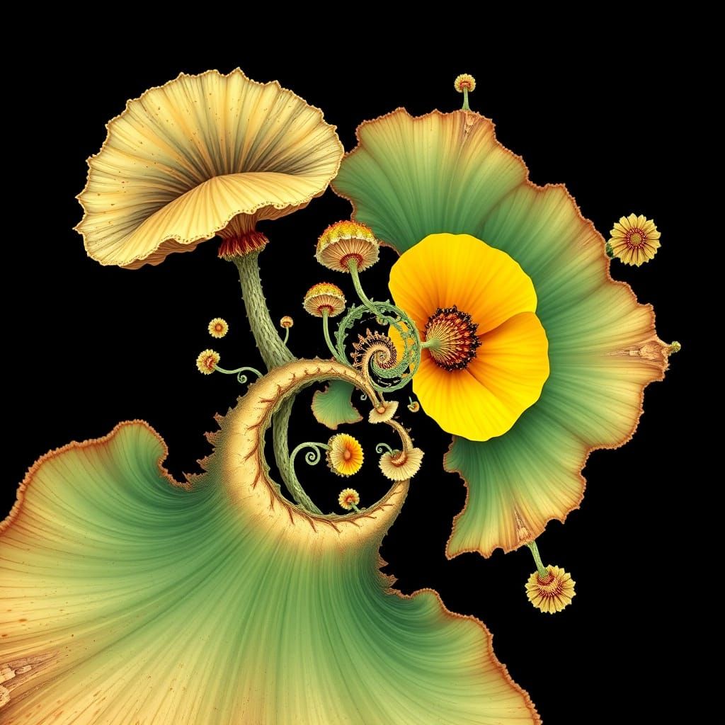 Fibonacci Pop Art Fractal Masterpiece