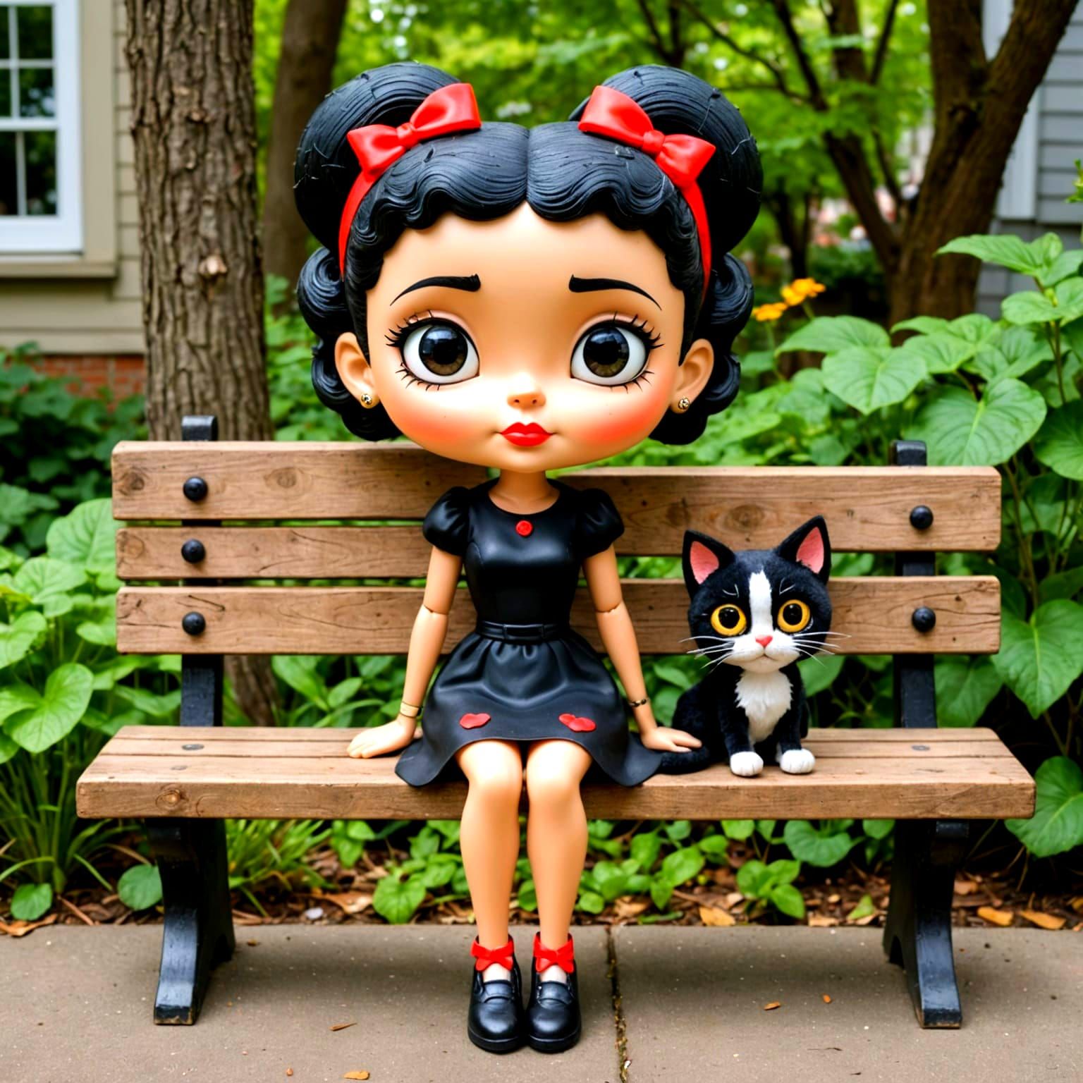 Betty Boop and Felix the Cat