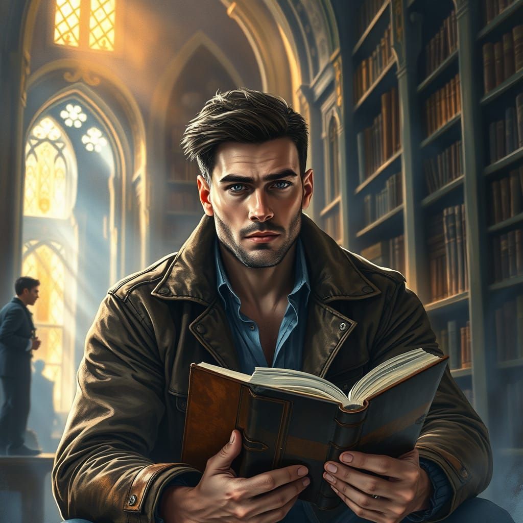 Mysterious Scholar Lost in Ancient Tomes