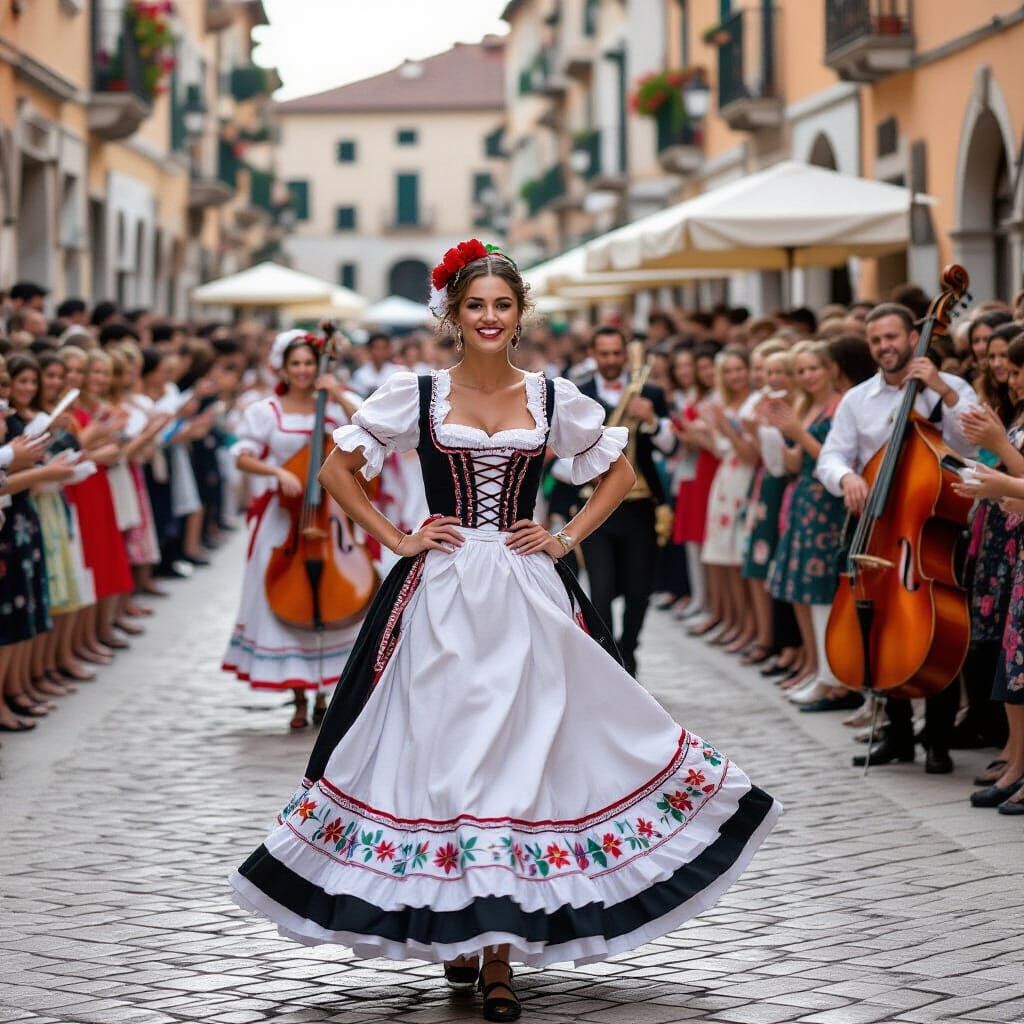 Tarantella Pizzica Salentina Dance Performance