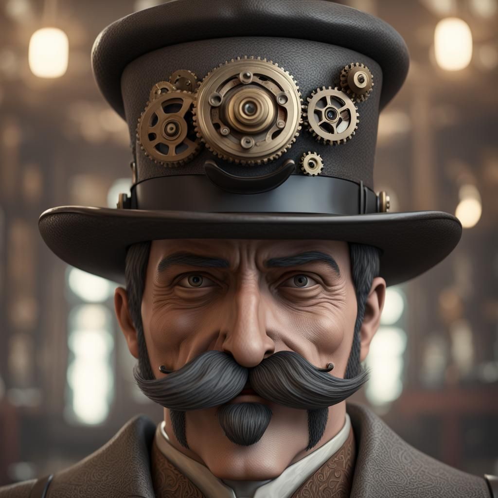 Mechanical Man with Bowler Hat, 16th Century Style