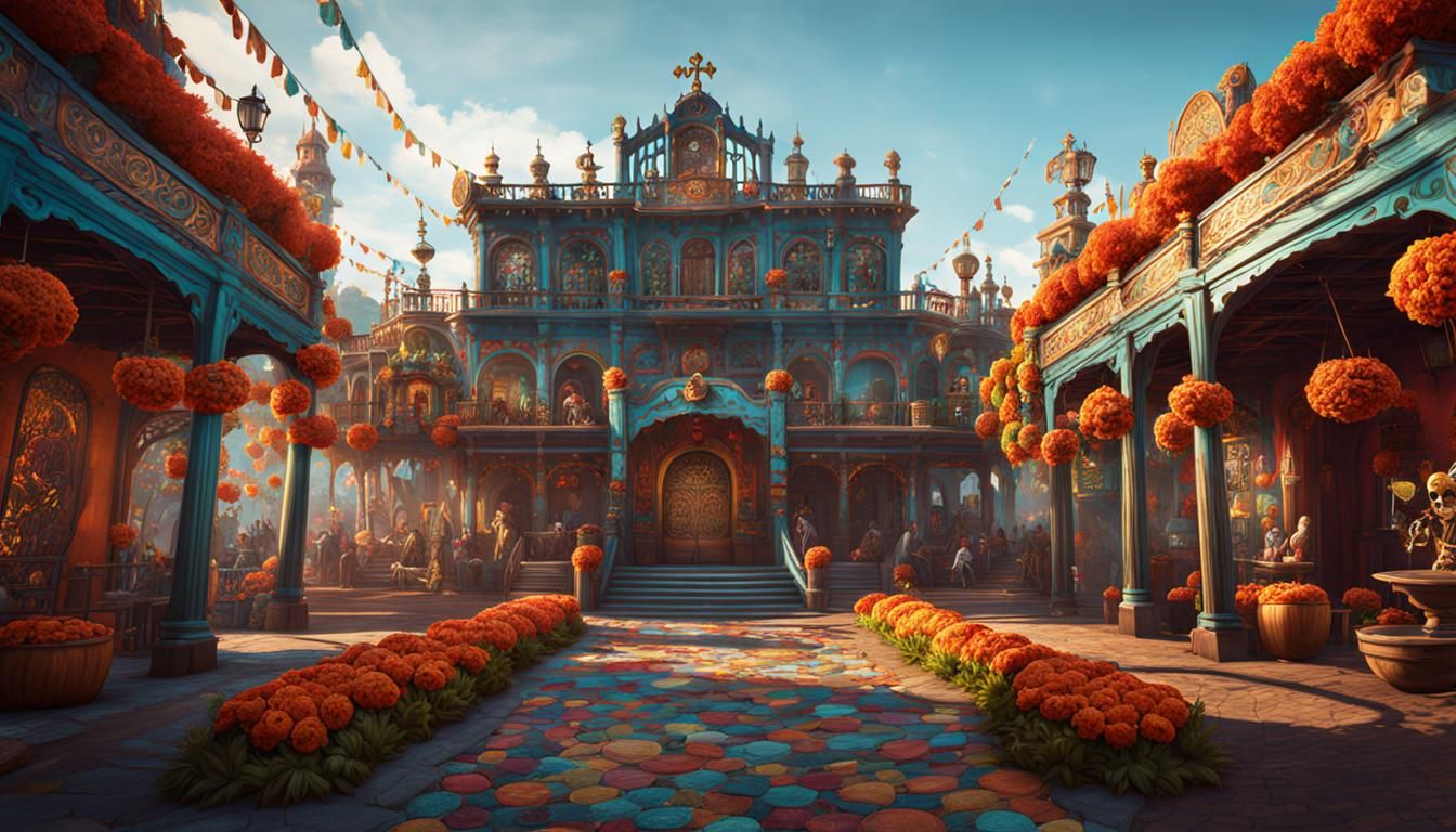 Dia de los Muertos Theme Park