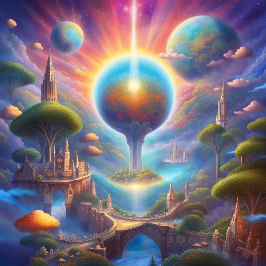 Utopian World in a Distant Galaxy