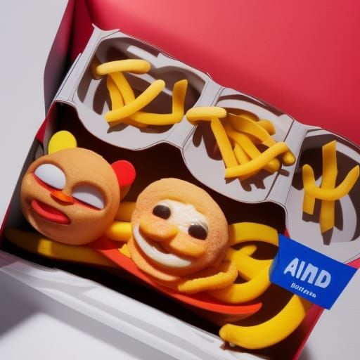 Surreal Among Us Happy Meal at McDonald's