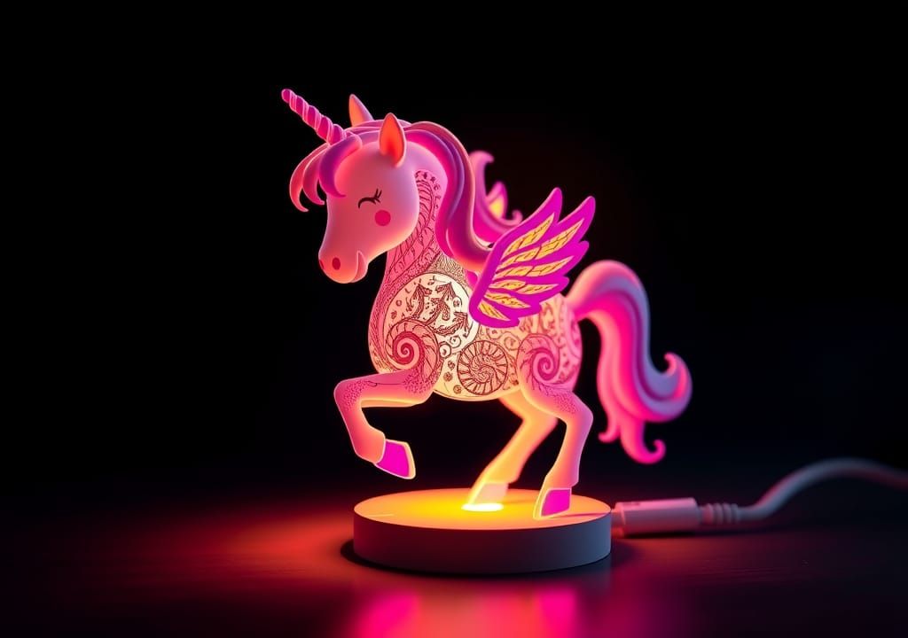 My little unicorn lamp