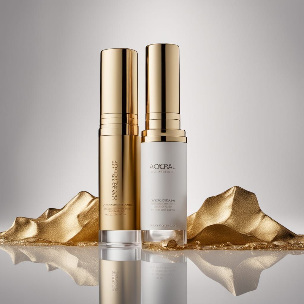 Luxury Gold Lipstick Packaging Design in High-End Style