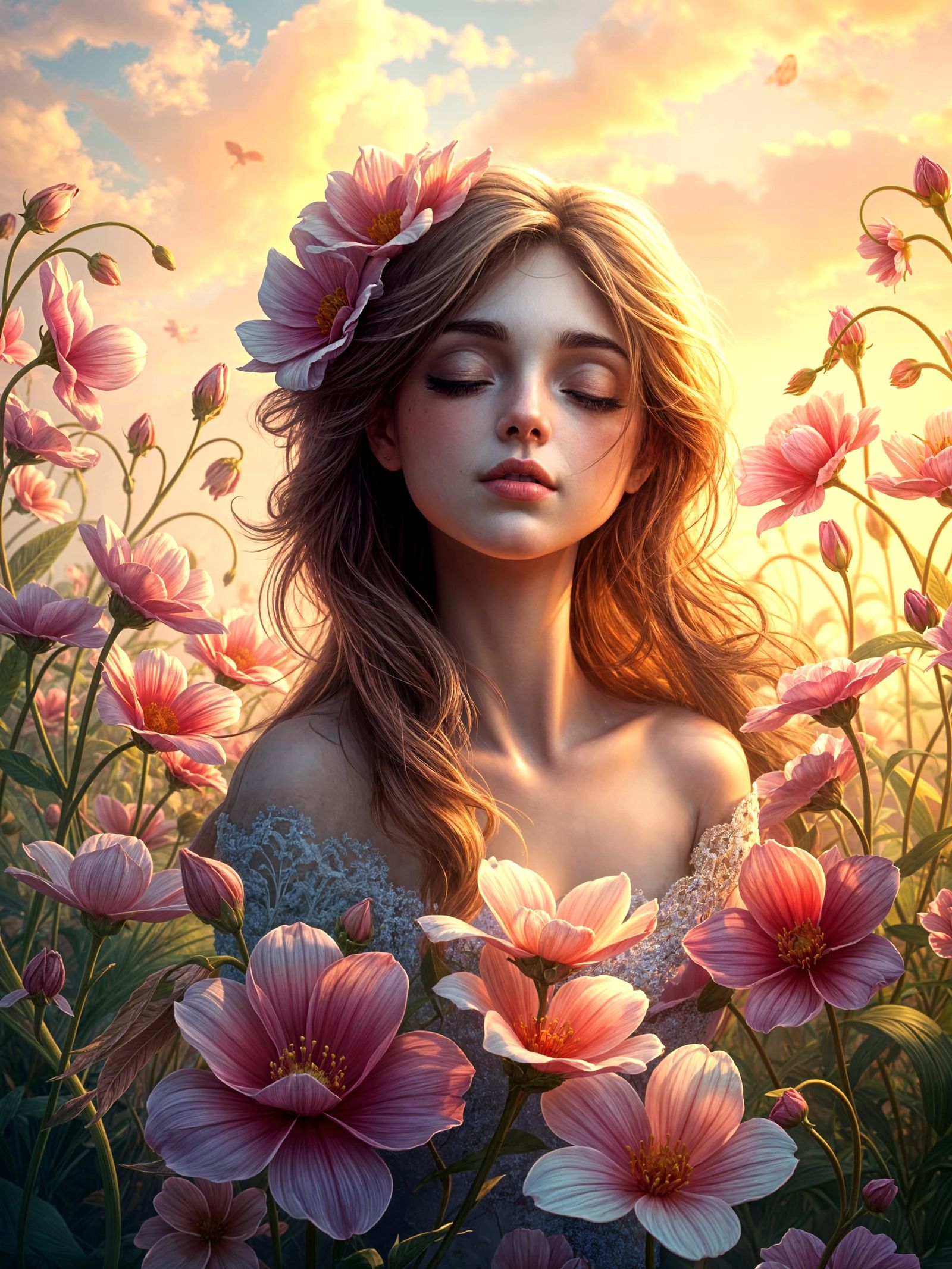 Fantastical Flowers of Romance in Vibrant Colors