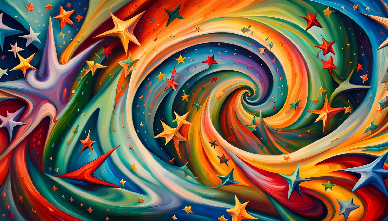 Swirling Star-Beings Dance in a Vortex Galaxy