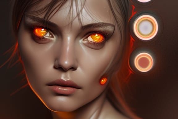 Cyberpunk Beauty in Ultra Realistic Illustration