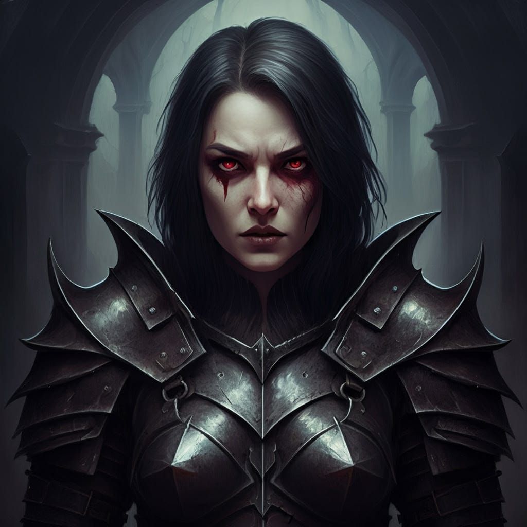 Grimdark Fantasy World in Dark Medieval Style